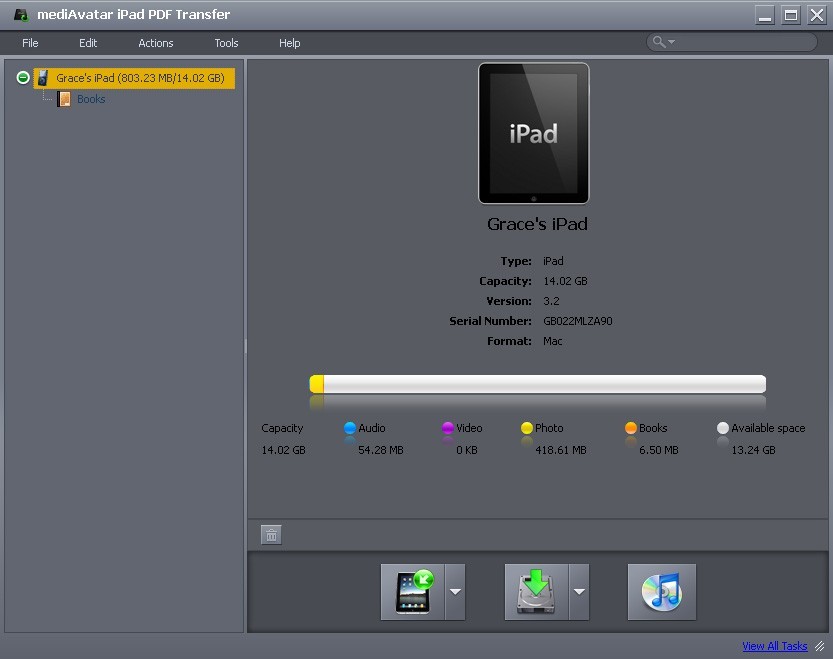mediAvatar iPad PDF Transfer