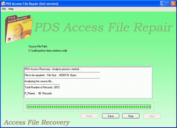 MS Access File Recovery