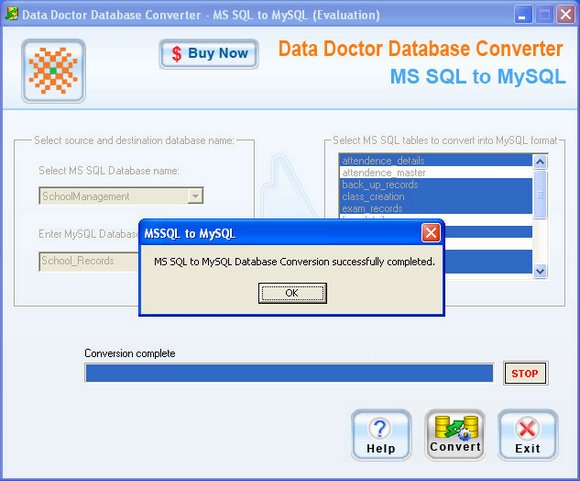 MSSQL Server to MySQL Migration