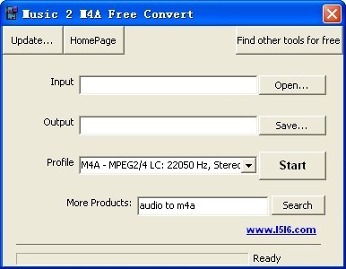 Music 2 M4A Free Convert