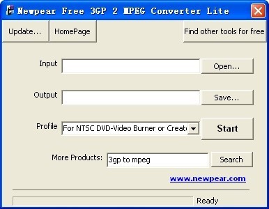 Newpear Free 3GP 2 MPEG Converter Lite