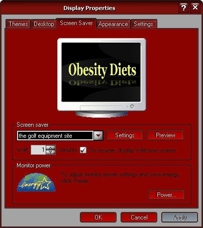 Obesity Inforamtion Screensaver