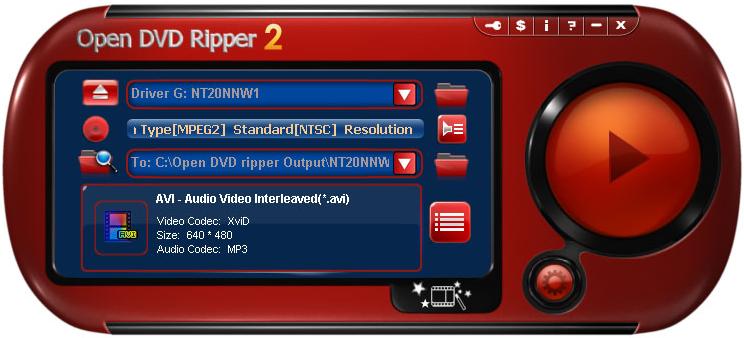 Open DVD ripper