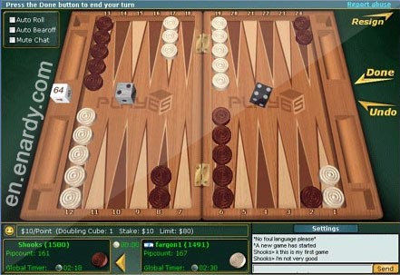 PC Backgammon Online
