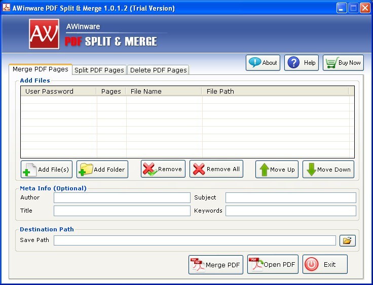 PDF Split & Merge Software