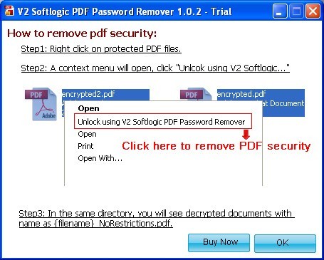 open pdf plus password protected doc