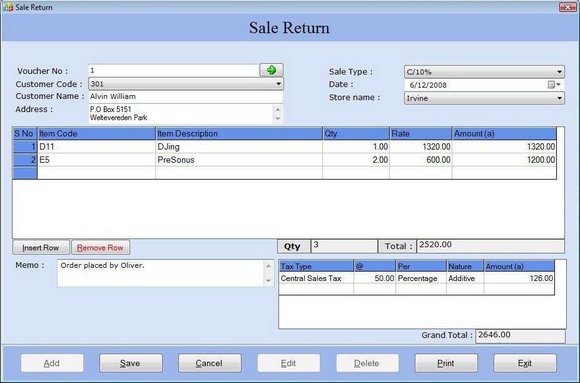 Personal Bookkeeping Software