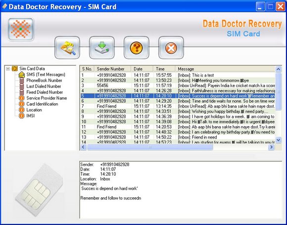 Recover Deleted SMS Text