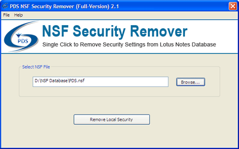 Remove Local Notes Security