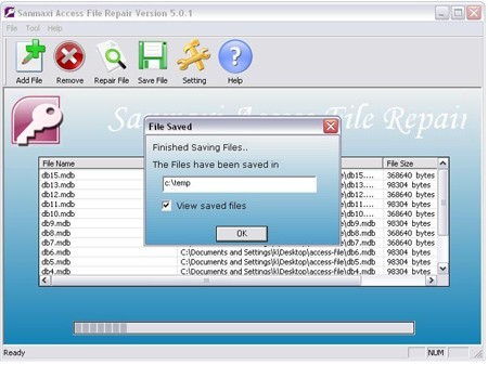 Repair ms access database tool