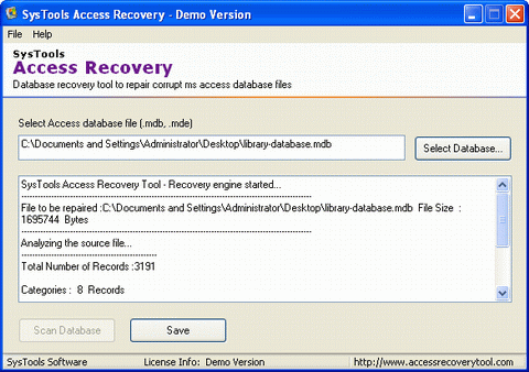Restore Access Files