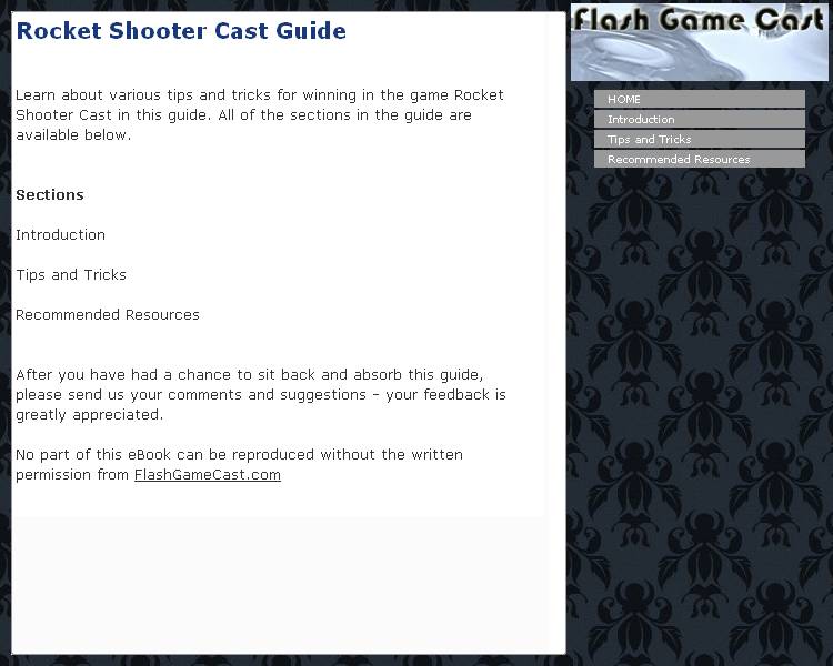 Rocket Shooter Cast Guide