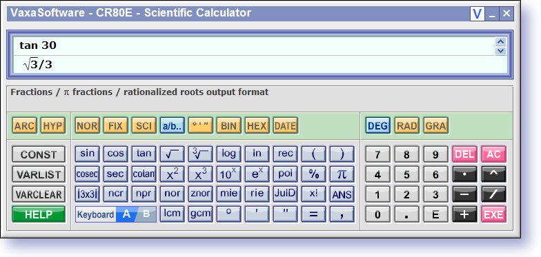 Scientific Calculator CR80E