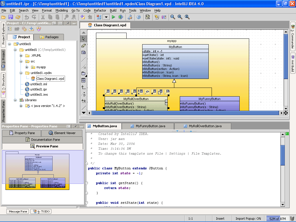 SDE for IntelliJ IDEA (LE) for Windows 3.0 Person