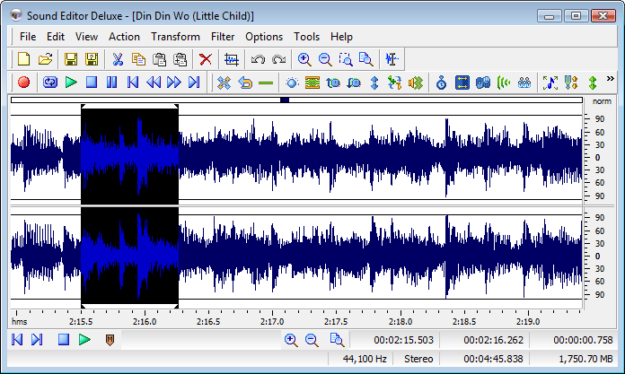 Sound Editor Deluxe 2008