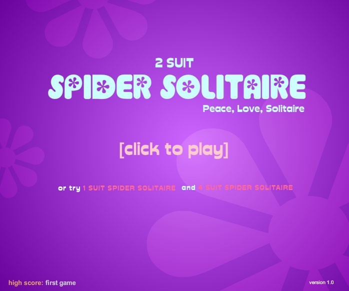 spider solitaire, 2 suit