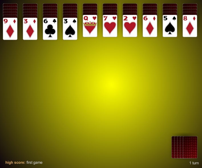 spider solitaire 4 suits possible