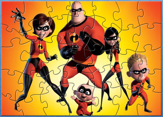 SPM Incredibles Squeeze Page Puzzle