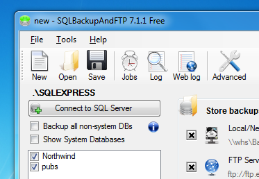 SQL Backup and FTP