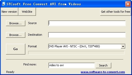 STCsoft Free Convert AVI from Videos