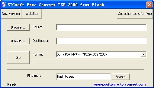 STCsoft Free Convert PSP 2000 from Flash