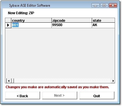Sybase ASE Editor Software
