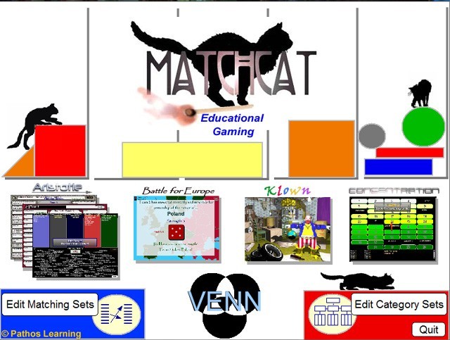 The Classroom for Learning Games: MatchCat