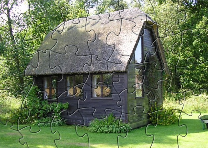 TRC Wood Hut Jigsaw Puzzle