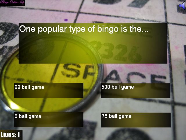 Types Of Bingo Quiz