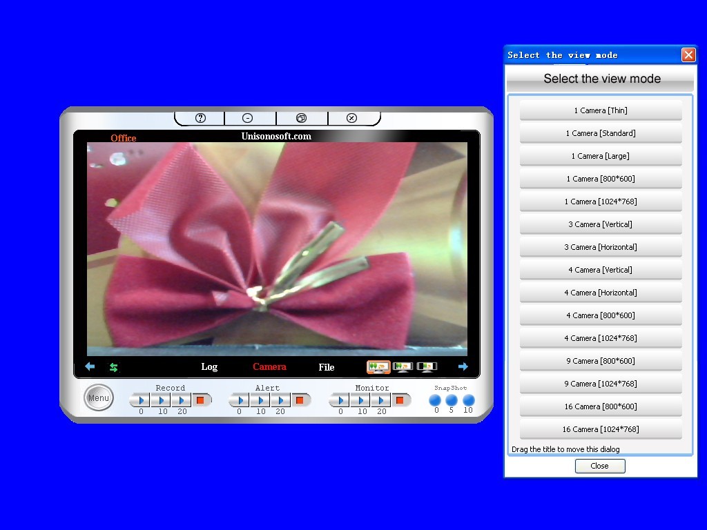 Unisonosoft.com Mini Webcam Robot Video