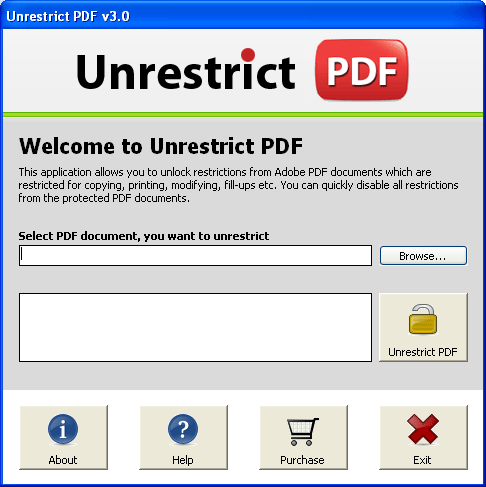 Unprotect PDF Printing