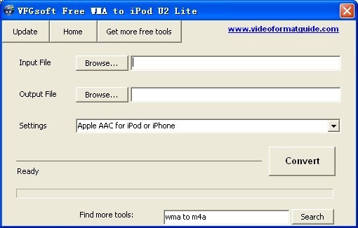 VFGsoft Free WMA to iPod U2 Lite