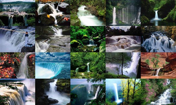 Waterfalls Photo Screensaver