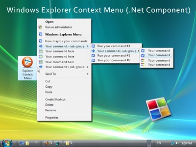 Windows Explorer Shell Context Menu Gold