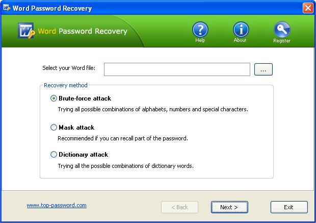 Word Password Recovery Software