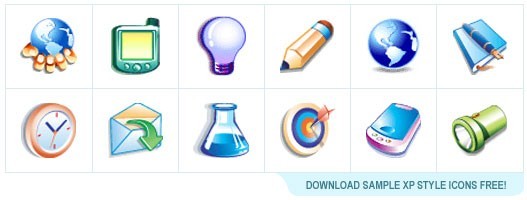 xp style icons Free