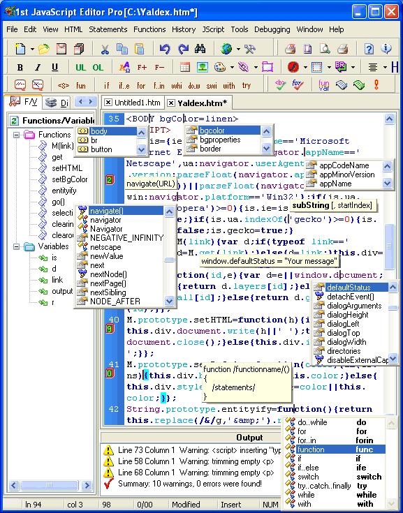 Yaldex JSFactory Pro 2.0