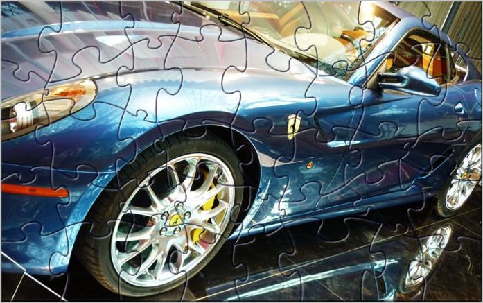 YI Blue Ferrari Puzzle