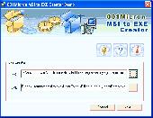 Screenshot of MSI to EXE Converter