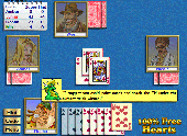 Screenshot of 100% Free Hearts Card Game for Windows