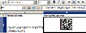 Screenshot of 2D Barcode Generator for OpenOffice