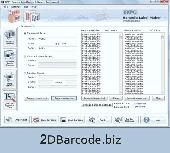 2d Bar Code Screenshot