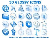 Screenshot of 3D Glossy Icon Set