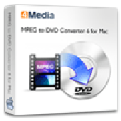 Screenshot of 4Media MPEG to DVD Converter for Mac