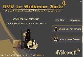 4Videosoft DVD to Walkman Suite Screenshot