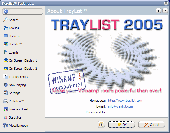 Screenshot of TrayList