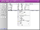 WMA WMV ASF MP3 Converter Screenshot