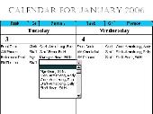Calendar 50 People to Tasks With Excel Screenshot