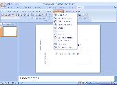 Screenshot of Classic Menu for PowerPoint 2007
