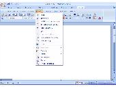 Screenshot of Classic Menu for Word 2007